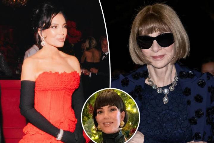 Kris Jenner debuts Anna Wintour-style bob haircut for holidays