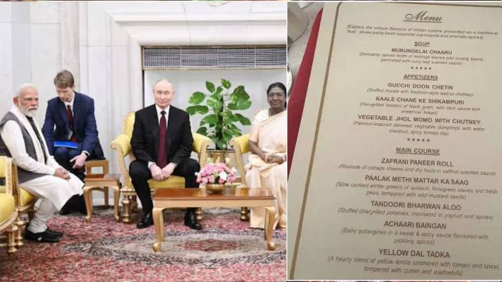 Putin’s India visit: From Saffron pulao to jhol momo what was served at state dinner