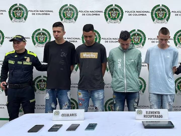 Desarticularon a los ´Aquila´ dedicados al hurto y a la extorsión en Ibagué