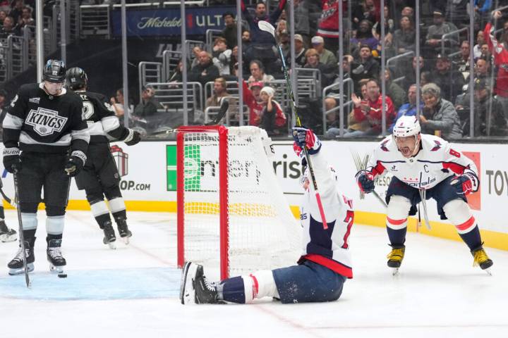 Beauvillier’s tiebreaking goal sends Capitals past Kings 3-1, into 1st place with 5th straight win