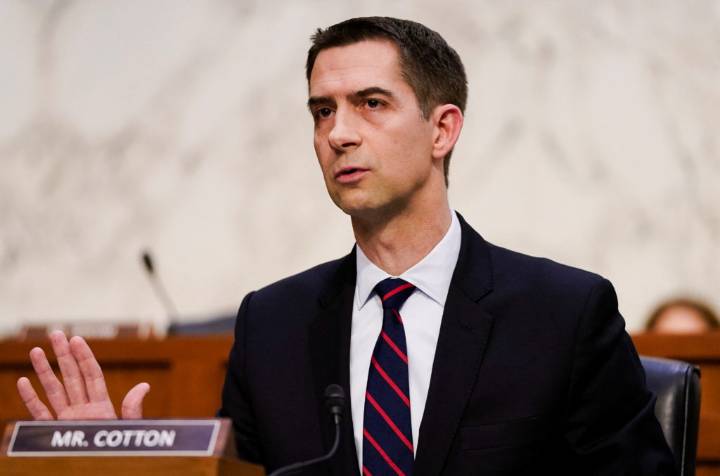 Sen. Cotton says he has no objection to releasing video of strike that killed two survivors