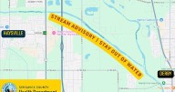KDHE issues stream advisory for Big Ditch in Haysville due to sewer overflow
