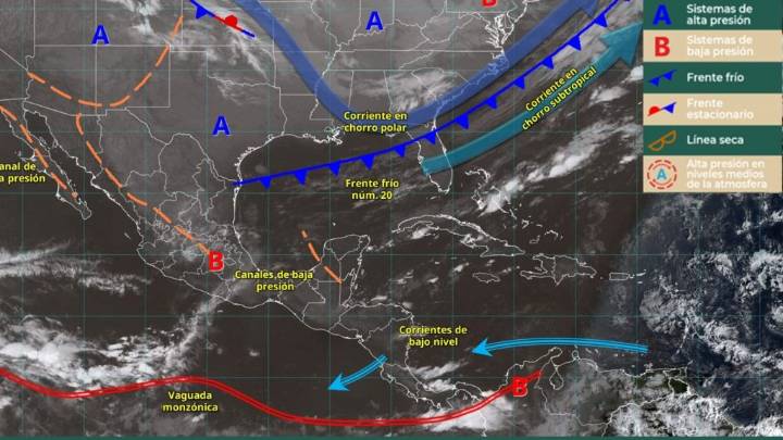 Se esperan lluvias en zona centro y sur de Quintana Roo