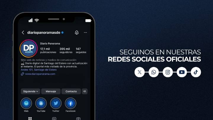“Informate mejor y no te pierdas nada”: aquí puedes seguir a Diario Panorama en todas sus redes