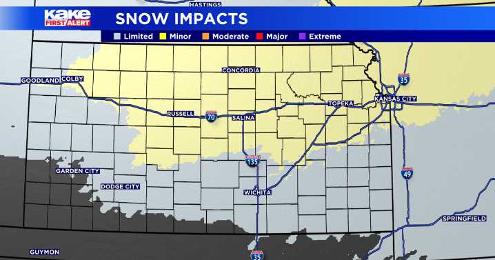 December welcomes the first snow of the season for much of KAKEland