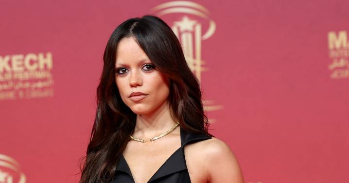 Jenna Ortega Rocked A Sheer Slip Dress & "Cheugy" Peplum In Morocco