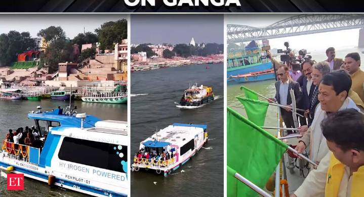 India launches first hydrogen fuel-cell vessel in Varanasi| Sonowal flags off green transport breakthrough