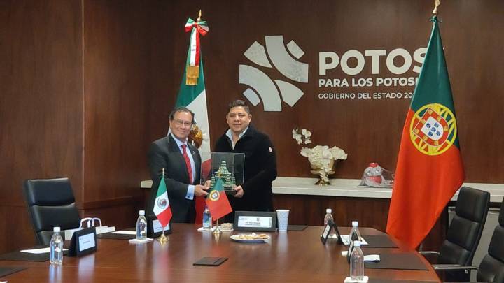 RG SE REÚNE CON EMBAJADOR DE PORTUGAL PARA IMPULSAR INVERSIÓN EN SLP