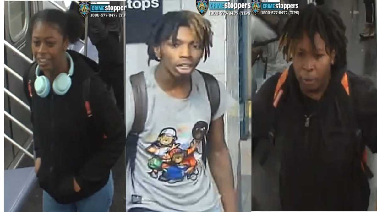 Three wanted for attacking and robbing man on Brooklyn 2 train last month: cops