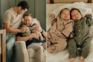 Dad Captures 'Sweet' Interaction Between Twins After Sleepless Night (Exclusive)