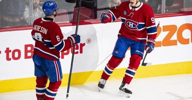 Caufield scores shootout winner, Canadiens beat Jets 3