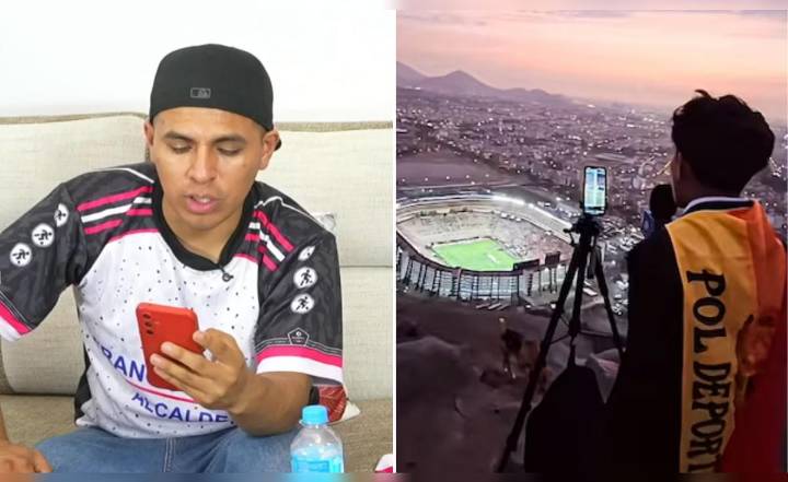 Franco Vidal sorprende a ‘Pol Deportes’ durante su transmisión en vivo y anuncia un apoyo especial: “Un chico soñador”