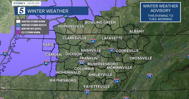 December 1, 2025: Rain mixing with snow arrives later today & tonight