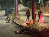 Joven murió tras estrellarse contra un árbol