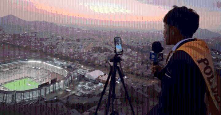 Joven se hace viral en TikTok tras narrar la final de la Copa Libertadores en un cerro Cliver Huamán, de 15 años, viajó por más de 18 horas desde Andahuaylas hasta Lima con el único objetivo de narrar