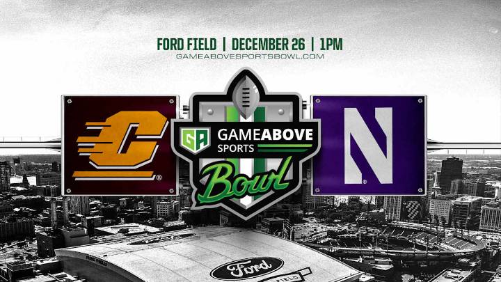 CENTRAL MICHIGAN AND NORTHWESTERN TO PLAY IN 2025 GAMEABOVE SPORTS™ BOWL AT FORD FIELD