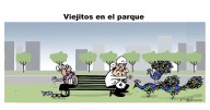 Viejitos en el parque