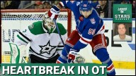 GUSTY: Casey DeSmith BRILLIANCE Helps Stars Earn Point in OT Loss to Rangers