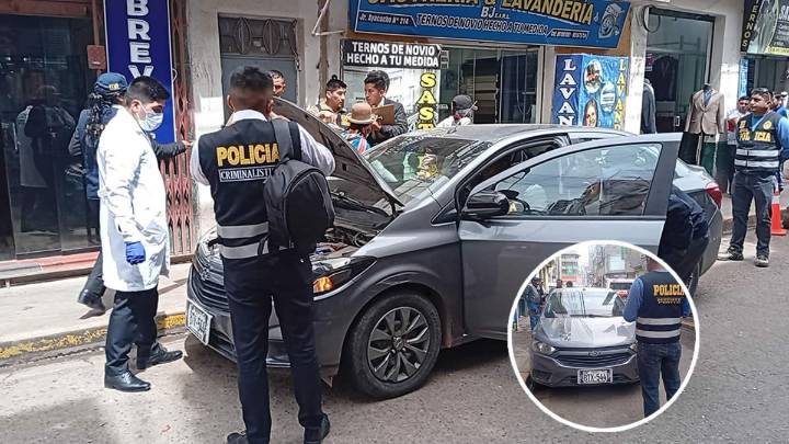Juliaca: Hallan auto con placa clonada abandonado en el jirón Ayacucho