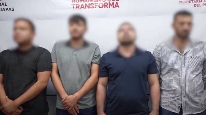 Un ex agente ministerial, entre los cuatro detenidos en Chiapas ligados al Cártel de Sinaloa