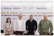 García Harfuch supervisa el Plan Michoacán y se reúne con la alcaldesa de Uruapan, Grecia Quiroz