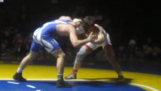Finals of 165 pounds at Sheriff's Invitational Wrestling Dec. 13