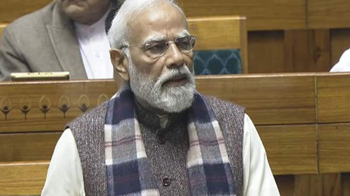Nehru echoed Jinnah, betrayed Vande Mataram: PM Modi in LS