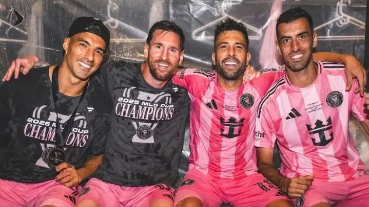 Con Lionel Messi: así festejo el Inter Miami su primer título de la MLS [FOTOS]