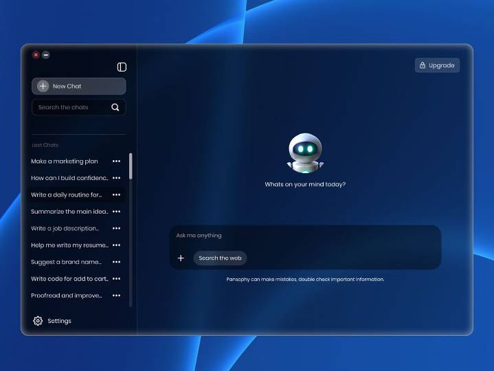 Desktop AI software Pansophy Desktop is on sale now
