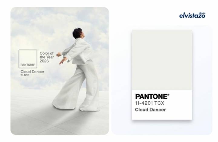 «Cloud Dancer» es el color del 2026: Un susurro de tranquilidad y paz en un mundo ruidoso