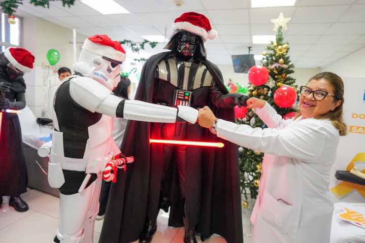 Personajes de Star Wars llegaron al INSN San Borja para donar sangre para los niños