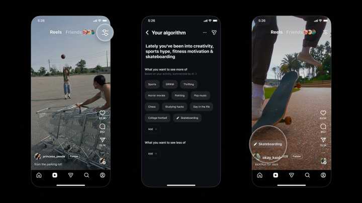 Instagram gives users control of their algorithms in new feature