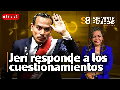 José Jerí: así fue la entrevista del presidente en “Siempre a las 8″con Milagros Leiva