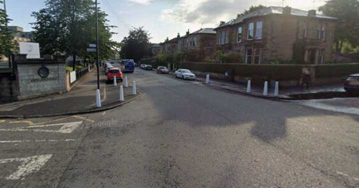 Police tape off Glasgow west end street after 'serious road traffic crash'
