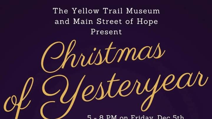 Hope's 'Christmas of Yesteryear' is Friday