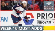 Fantasy Hockey Week 10 Must Add Waiver Wire targets: Provorov | Zucker 