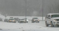 Snowstorm triggers crashes and flight chaos across Midwest