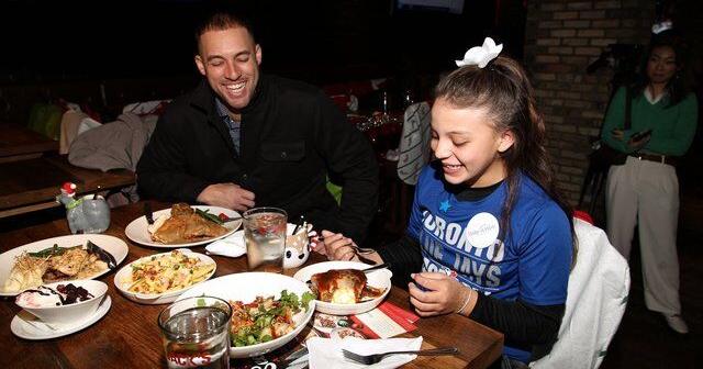 George Springer connects with young Jays fan as part of Make