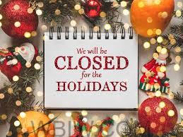 Holiday closures and trash schedule changes for City of Bedford