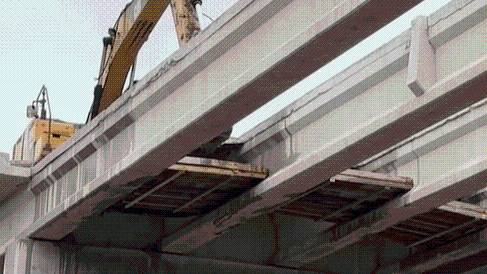 TDOT demolishing bridge along Maynardville Highway