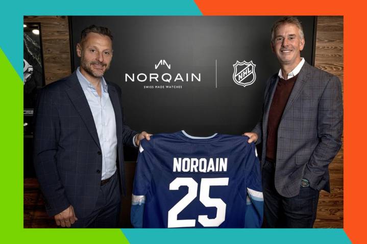 NORQAIN Swiss watches team up with NHL stars for a winning collab