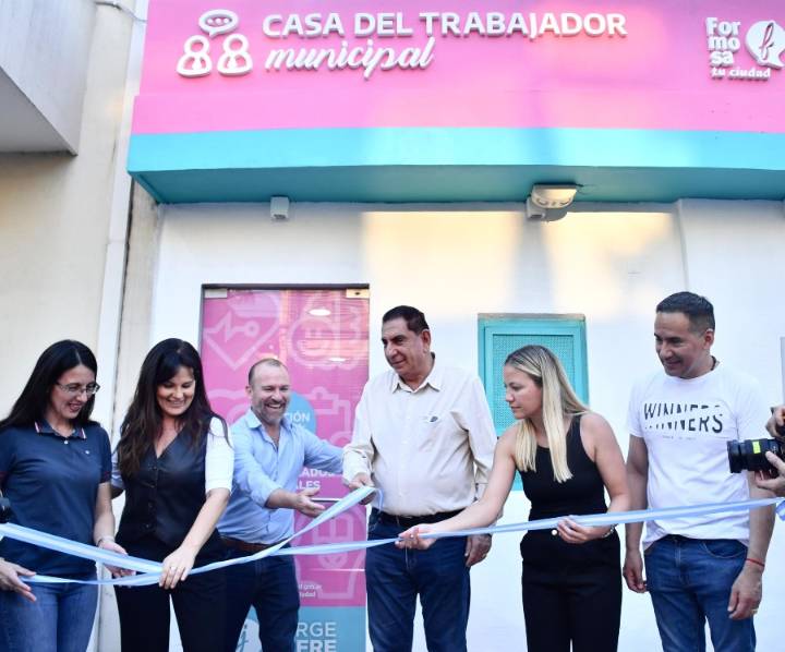 Jofré habilitó la Casa del Trabajador Municipal con renovados servicios
