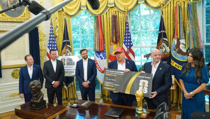 FIFA draw offers Canada and Mexico leaders chance to talk trade with Trump