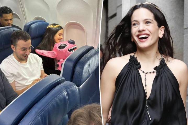 Exclusive | Rosalia flies coach with her pinada to promote new "Lux" album