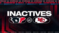 Texans Inactives: Week 14 at Kansas City Chiefs