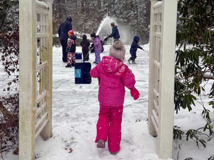 I got my kids, all 7 and under, a landline. They invited friends over on a snow day without my help, and I was thrilled.