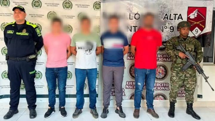 Golpe a red criminal en Huila: capturan a cuatro presuntos integrantes de una red vinculada a las disidencias