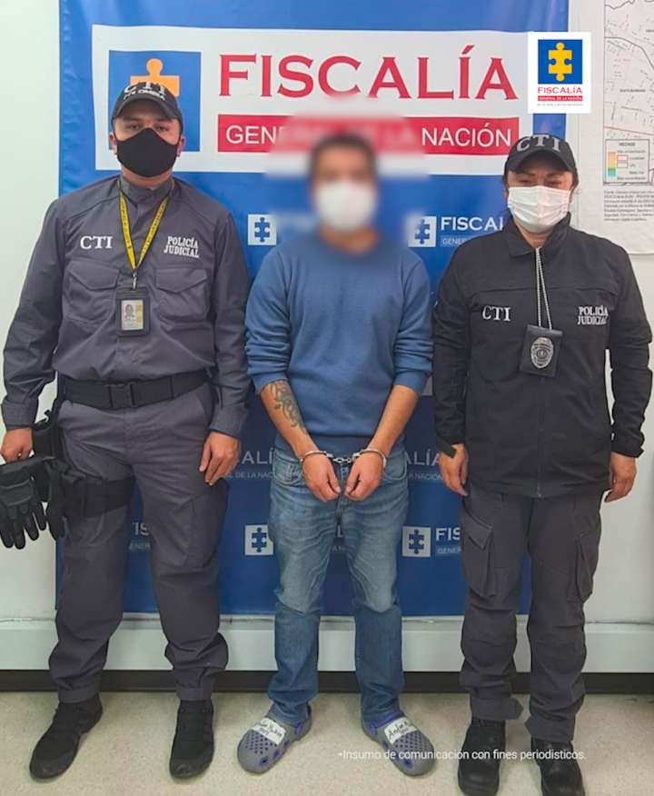 CTI de la fiscalía capturó al presunto responsable de asesinar con un objeto cortopunzante a un estudiante universitario en Bogotá