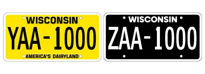 Gov. Evers, Dept. of Transportation: Unveil new blackout and retro license plate designs for Wisconsin drivers
