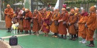 Walk For Peace monk has leg amputated following accident